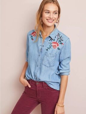 Rails Ingrid Chambray Buttondown, Large